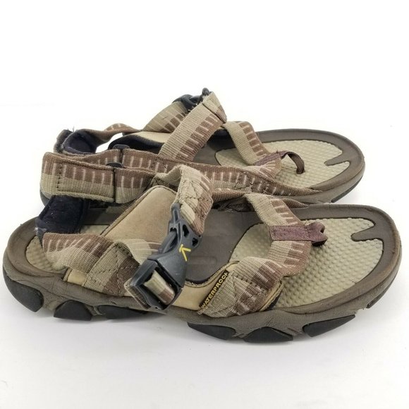 B43 Keen Mens Brown Comfort Waterproof Open Toe Strappy...
